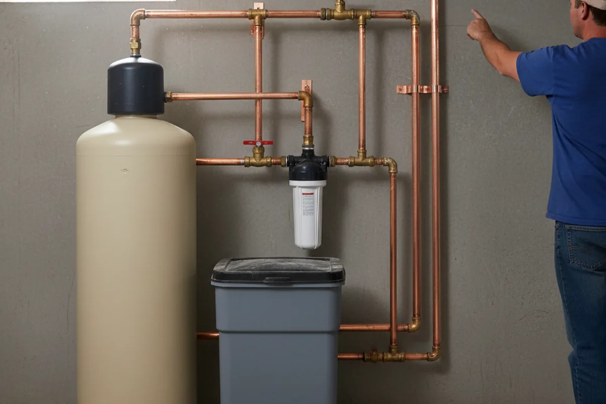 Whole-house water treatment system installed in Medinah
